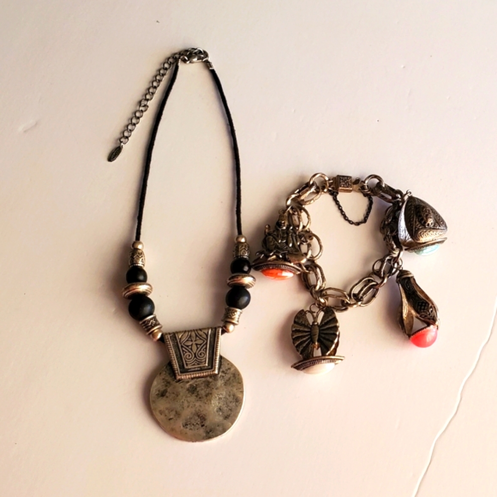Vtg./Antique Necklace & Bracelet